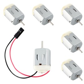 bociloy 6Pcs 3V DC Motor 130 Micro Motor Mini Electric Motor with Wire for DIY Model, Science Experiments