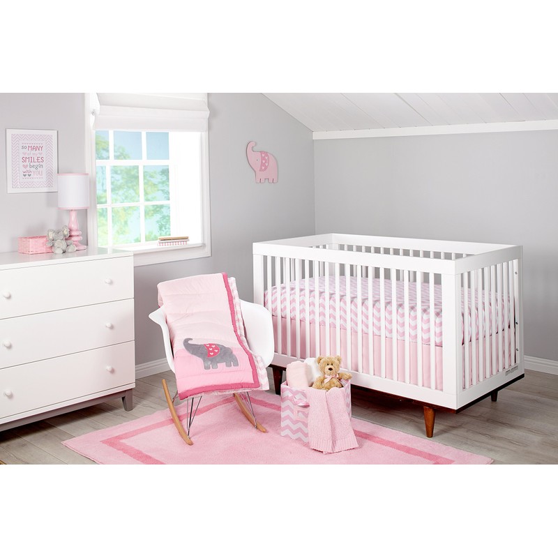 Little Love by NoJo Separates Collection Elephant Shaped Wall Art,