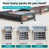 oylik Large Under Bed Storage with Wheels, Metal Under Bed