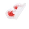 3 pairs Red Lashes Long Thick False Eye Lashes Costume