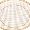 Stainless Steel Fruit Basket Double Handles Metal Mesh Drain Round
