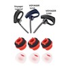 3X Ersatz-Ohrpolster für Plantronics Voyager 5200 Serie Bluetooth-Headset-Kopfhörer,Ultra-Komfort-Ohrstöpsel Silikon In-Ear
