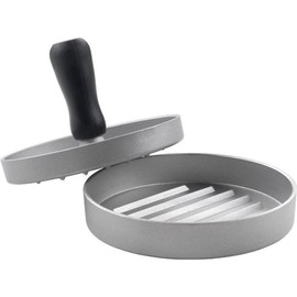 Metaltex 251726000 - Pressa per hamburger, in alluminio, colore: Grigio