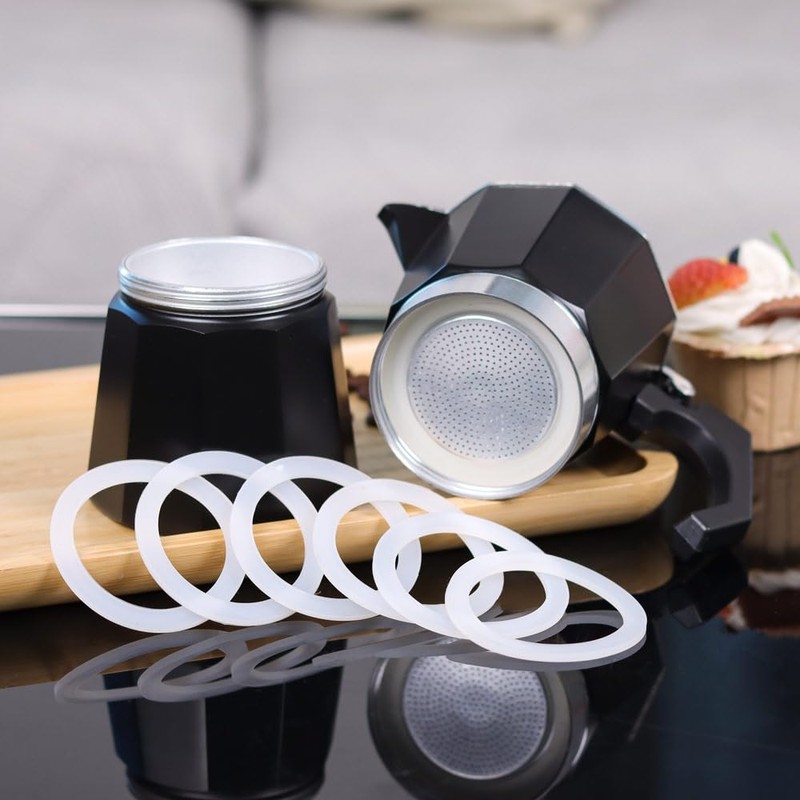 wedrink 6 Pcs Gasket Seal Rings Replacement for Aluminium Stovetop