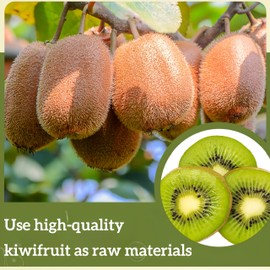 Dehydrated Dried Kiwi Slices - Pure Fruit Snack, No Added Sugar, Delicious Bites (Its Texture Is Soft) - Gluten-Free & Preservative-Free - Portable Snacks for Active Lifestyles (Resealable Jar, 200g)