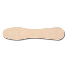 63-1354-22 Wooden Ice Cream Spatula, 2.9 inches (7.3 cm), Individual (No Individual Packaging), Pack of 100