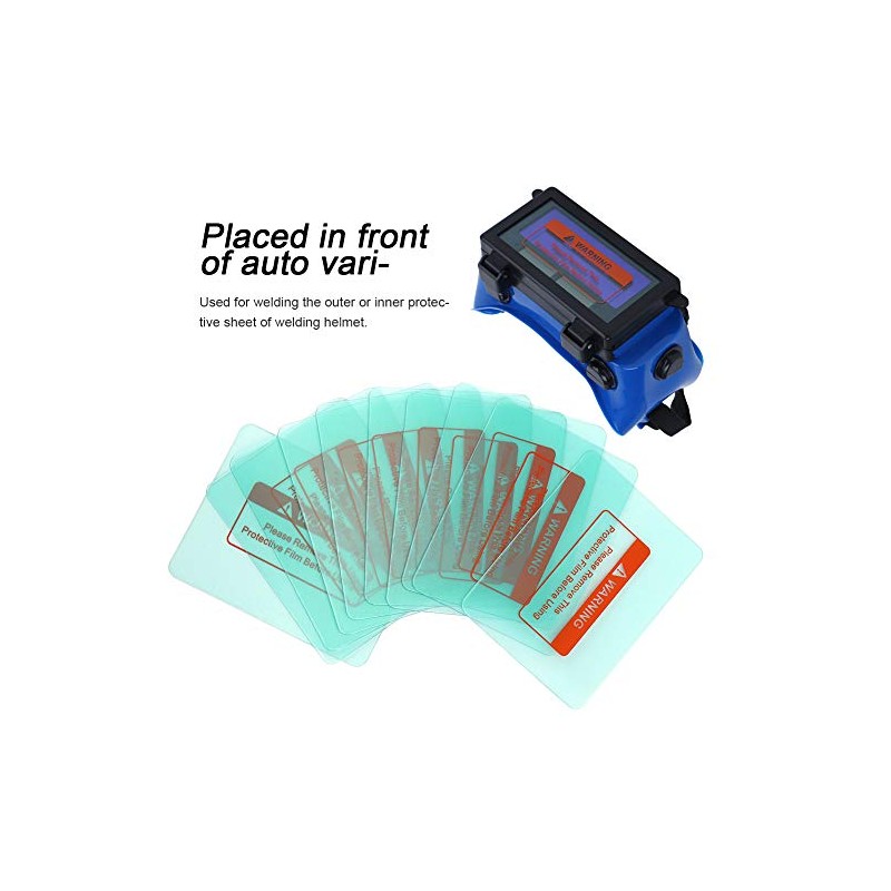 10pcs Welding Helmet Lens Cover Transparent Protective Plate Solder Lens