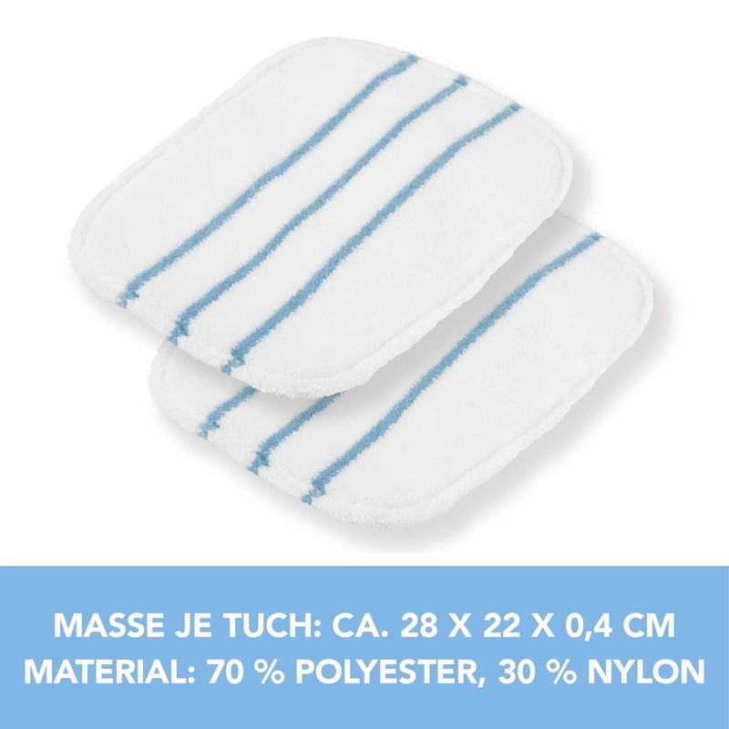 MAXXMEE Floor Cloth for Vibration Steam Mop Replacement Covers 28