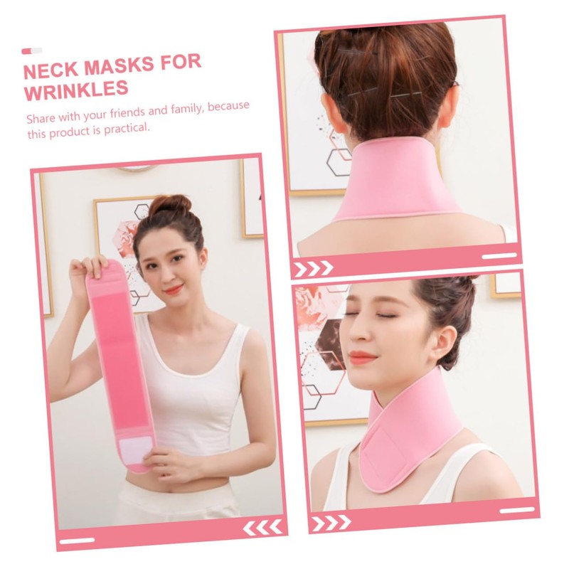 Alipis Women's Neck Care Pad Wrinkle Wrap Strap Portable Neck