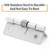 Yoohey 4PCS 2 Inch Spring Hinge Self Closing Hinge, 304