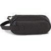 Sacoche de pétanque noire 3 boules with fermeture zip and