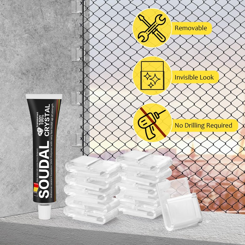 HezzLuv Cat Net Hook Set for Cats, 30 Pieces Hooks