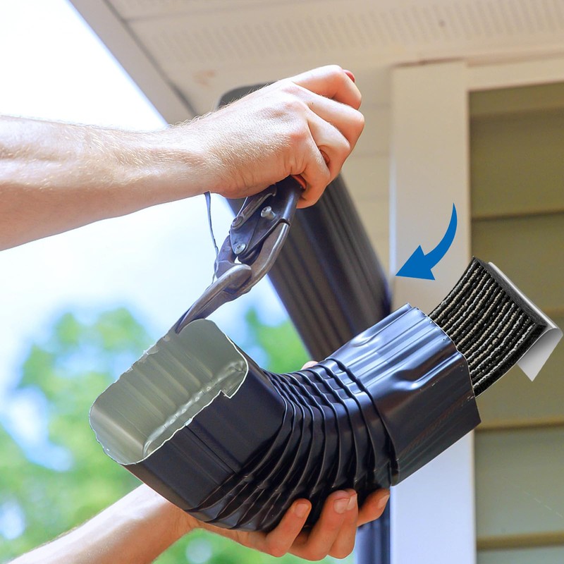 4 Pcs Gutter Noise Dampener, 2.7 X 11.8 in Rain