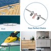 Boat Cleats 8 Inch 4 Pack, Dock Cleats 316 Stainless