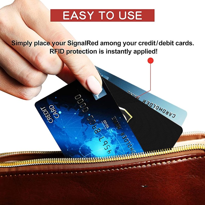 SaiTech IT 5 Pack RFID Blocking Card, One Card Protects