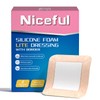 Niceful Silicone Foam Lite Dressing 3x3 in – Gentle Border