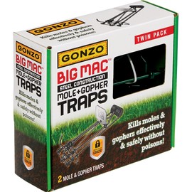 GONZO 100518442 Gopher Trap, Brown/A