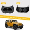 BESTAOO 2-in-1 Rear Cup Holder for JL, Removable Anti-Slip Pad,