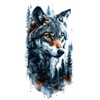 FoxWolf5 Temporary Fox Tattoo Fake Wolf Tattoo Animal Tattoos 5
