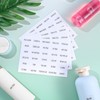 360 Pcs Waterproof Labels for Bottles, Travel Bottles Labels Toiletry