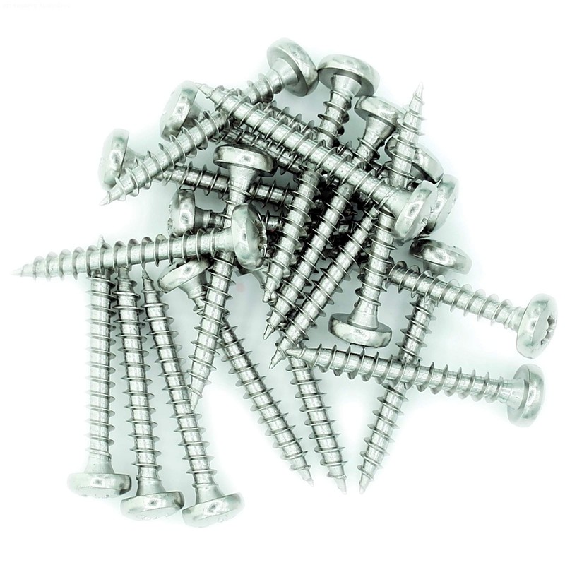 No.6 x 0.65 (4mm x 16mm) Pozi Pan Chipboard Screw