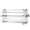 BBQ Roaster Rotisserie Skewers Needle Cage Oven Kebab Grill Stainless