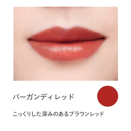 ETVOS Etovos Mineral Rouge #Burgundy Red 2g Glossy Sensitive Skin Dry Skin Lipstick Soap Off