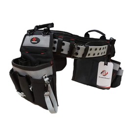 TradeGear Part#SZB Electrician's Belt & Bag Combo - Heavy Duty Electricians Tool Belt Designed for Comfort & Durability - Ideal for All Electricians Tools - Fits Sizes XL - 3XL (40"-55")