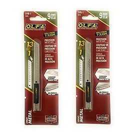 3 Set- O L F A 5018 SVR-1 9mm Stainless Steel Slide-Lock Utility Knife (2 Pack)