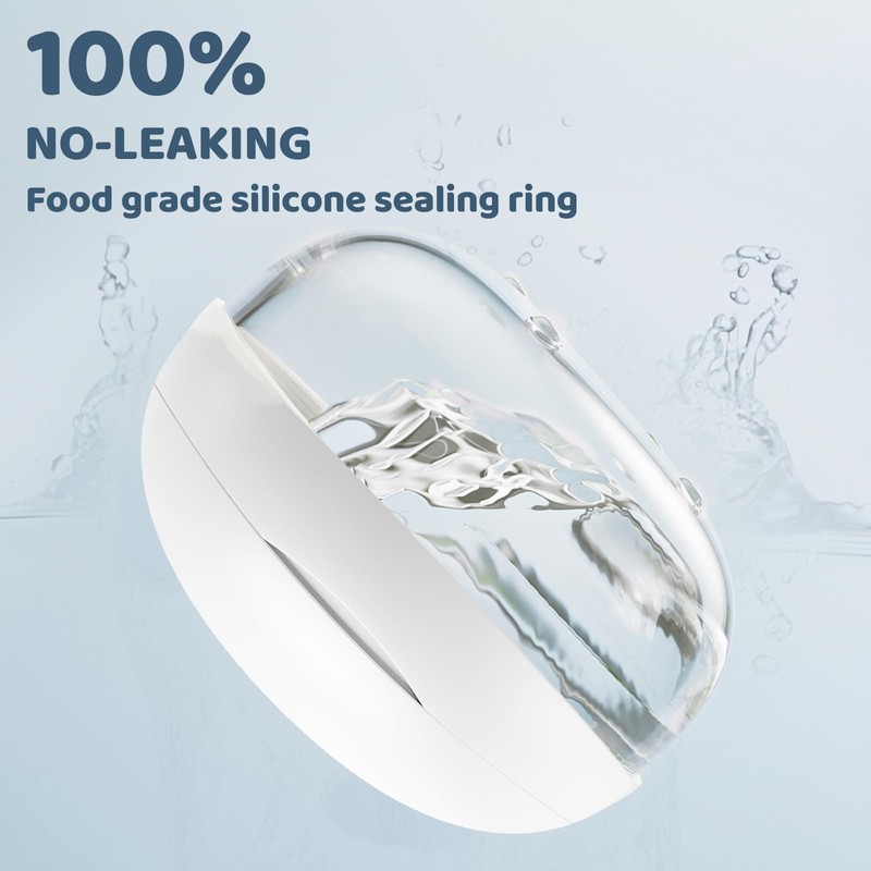 Gaboolo Retainer Cleaner Case,No-Leak Mouth Guard Case with Retainer Removal
