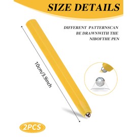 QLEUIFT Magnetic Drawing Board, Magnetic Pen, Replacement Pen, Magnetic Drawing Pen, Magnetic Drawing Pen, Magnetic Replacement Pens for Magnetic Drawing Board A to Z and Numbers 0 to 9, Pack of 2