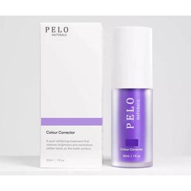 Pelo Naturals Purple Teeth Whitening Gel, Purple Teeth Whitening, Colour Correcting, Tooth Stain Removal, Teeth Whitening Kit, Color Corrector for Yellow Tones