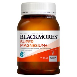 Blackmores Super Magnesium Plus 200 Tablets (Expiry 10/2026)