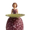 Rosemarie Schulz Decorative Figurine Tea Light Holder Chessboard Flower Girl