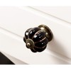 HUAMULAN 8PCS Ceramic Cabinet Knobs Pumpkin Drawer Door Cupboard Dresser