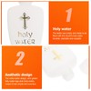 FOMIYES 6Pcs Empty Holy Water Bottles Set Holy Water Bottles