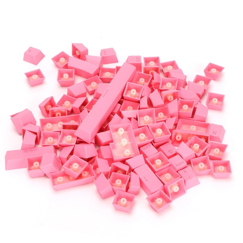 PBT Keycaps Ergonomic Design Oil Resistant Colorful 108 Key Video