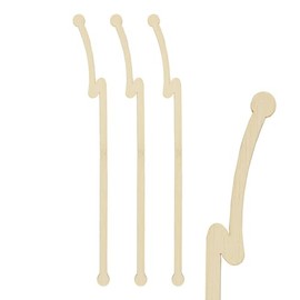 VEPATIM 100 Disposable Stirrers "Blitz" Bamboo 22 cm
