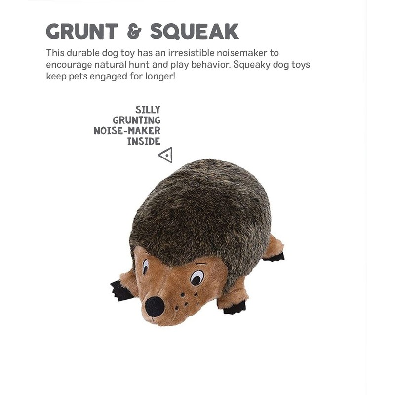 Outward Hound Hedgehogz Plush Dog Toy, Small