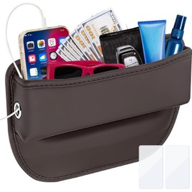 Caja de almacenamiento para asientos de coche, universal, organizador para asiento de coche, organizador delantero para asiento de coche, caja de almacenamiento para teléfonos móviles