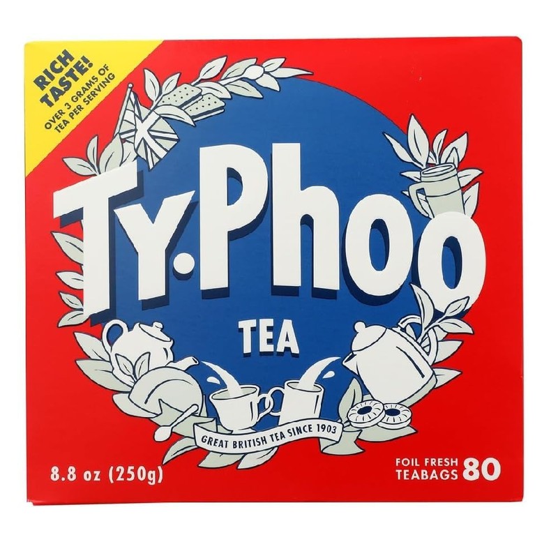 Typhoo Tea Box 80 Tea Bags 250g
