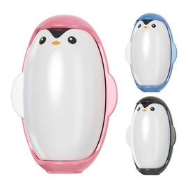 Dokpav 3 PCS Penguin Shapes Reusable Lint Rollers, Portable Hair Lint Remover, Washable Sticky Roller, for Cloth Laundry Sofa Bedding Furniture Car Seats Dust