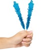 Blue Rock Candy Sugar Sticks - Blue Raspberry Flavored -