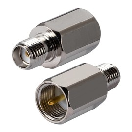 Vecys 4G Antenna Adapter SMA Female to FME Male Adapter for 2G 3G 4G LTE Antenna Router UMTS Mobile Broadband Hsdpa WLAN Wireless (Pack of 2)