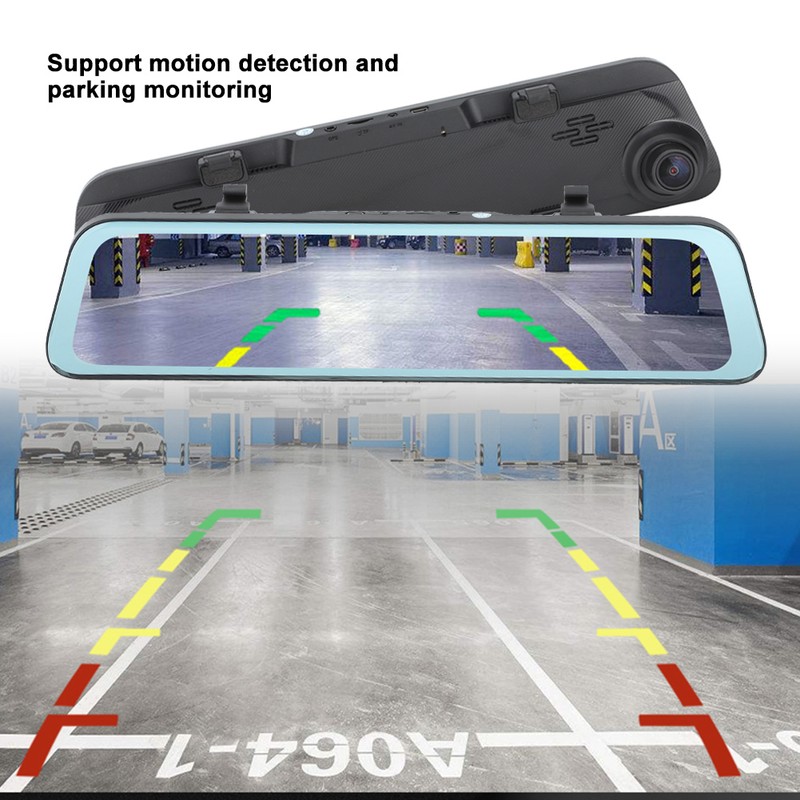 11.66in Auto Car DVR Video Recorder Dual Lens High Definition