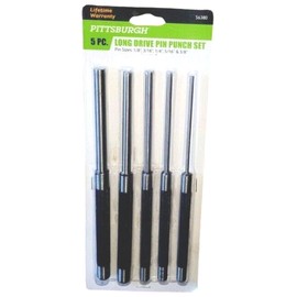 5 Piece Long Drive Pin Punch Set