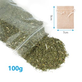 OSDUE 100g Catnip Buds, Dried Premium Catnip, Natural Catnip for Cats, Perfect for Cat Toys, Use with Cat Toys, Scratching Posts & More