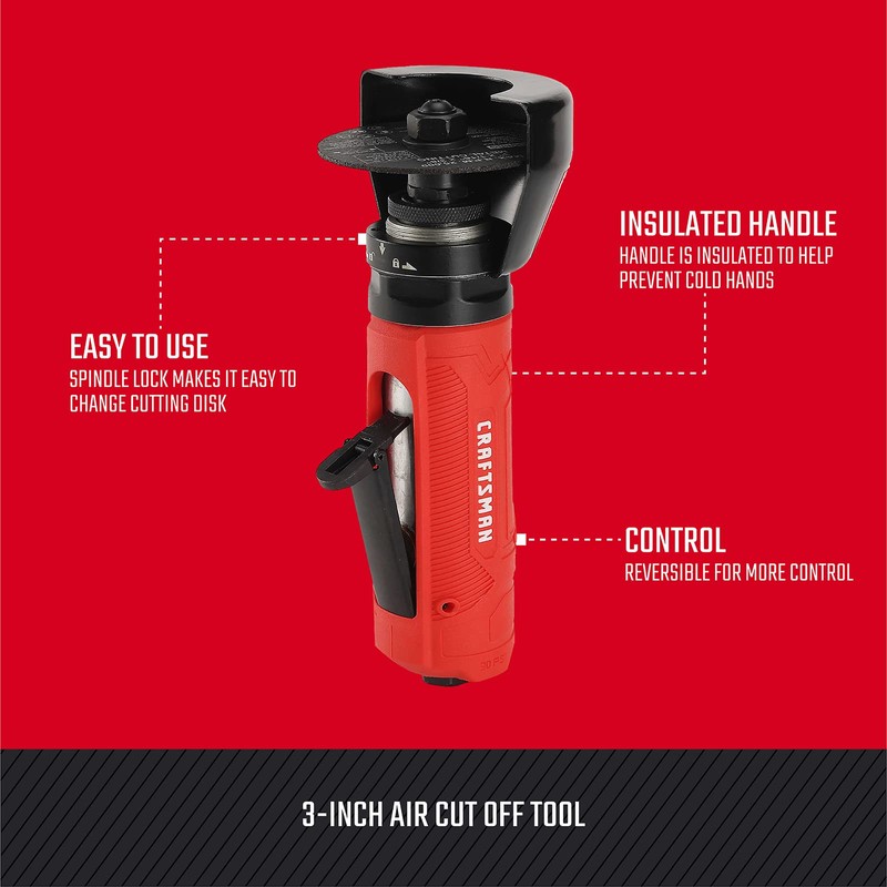 CRAFTSMAN 3-in Cutoff Tool, High-Speed RPM Cutting, Lightweight & Compact
