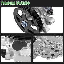 Power Steering Pump for Honda Odyssey 2011-2017 & for Pilot 2012-2015 & for Ridgeline 2012-2014 3.5L Replace 21-534 96665 56110RV0A01