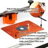 O'SKOOL Precision Aluminum Router Table Insert Plate, Router Templates With